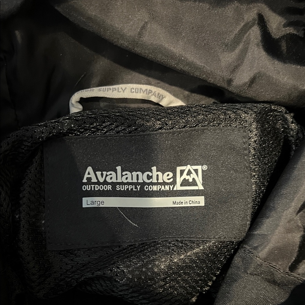 Avalanche Black Outdoor Packable Jacket - image 2